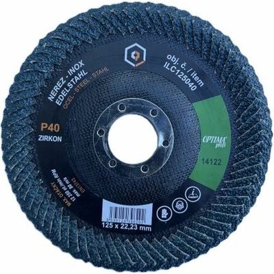 Optima Brusný kotouč koutů 125 mm 40 ILC125040