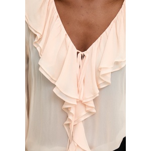 Marciano by Guess блуза с волани дамска от вискоза ADELA (G6GH04.W2385)
