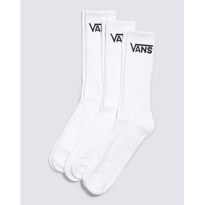Vans BY CLASSIC CREW YOUTH Ponožky 3PK White