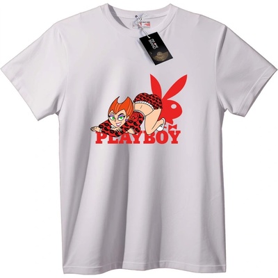 NOONEBRAND Карикатурна Playboy тениска - 4XL, Black