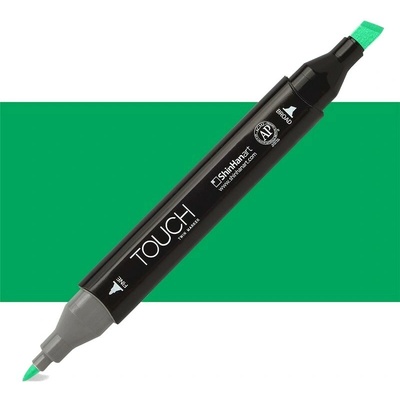 Lihová fixa TOUCH oboustranná Fine & Chisel, Green deep (G243)