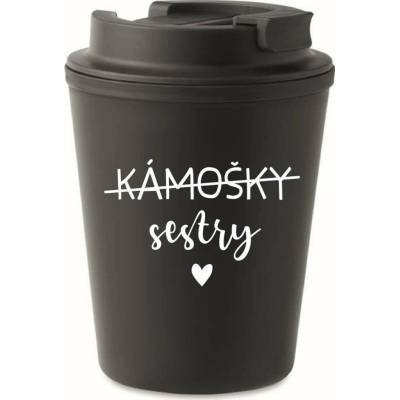 Giftela KÁMOŠKY SESTRY černý termohrnek 300 ml