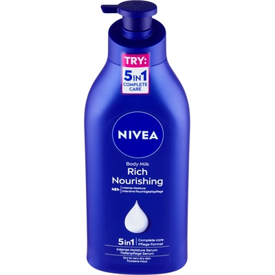 Nivea Body Milk výživné tělové mléko velmi suchá pokožka 625 ml
