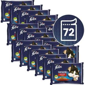 FELIX Капсули FELIX Fantastic с заек и агнешко в желе 72 x 85 г