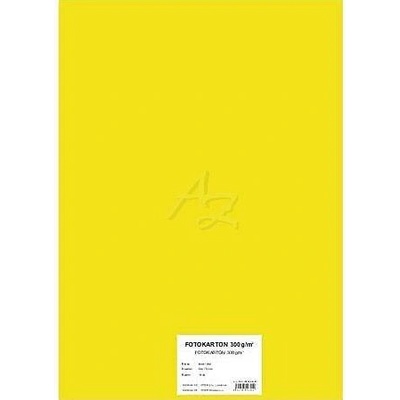 STEPA Barevný karton EXTRA 300g 50x70cm - žlutý 10listů