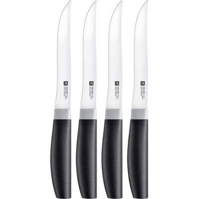 ZWILLING Ножове за пържоли Now S 12 см черни 4 бр (54549-004-0)