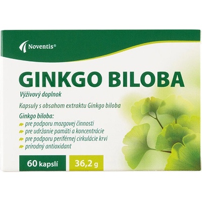 Noventis Ginkgo Biloba 40 mg 60 kapsúl