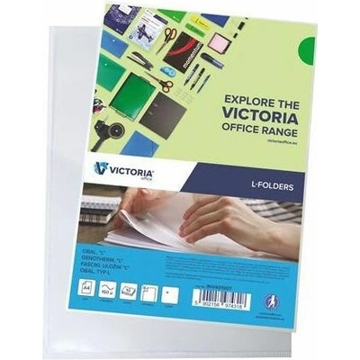 VICTORIA OFFICE Obal L A4 150 mikronů číry 10 ks