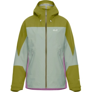 Jack Wolfskin Дамско водоустойчиво яке Jack Wolfskin Women's Rockpaw 3L Jacket Waterproof jacket - Green Zinnia / Khaki Green (102-5490-0112)