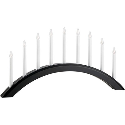 Markslöjd 705957 Vianočný svietnik AVENTO 9xE10 3W 230V čierna ML1316