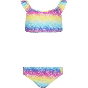 ZIG ZAG Детски комплект бикини ZIG ZAG Kid's Carly Bikini Bikini - Rainbow Hearts - размер 104 (EU) (750-2632-0312)