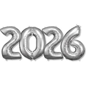  Комплект балони 2026 - сребристи