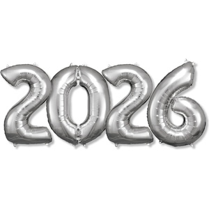 Комплект балони 2026 - сребристи