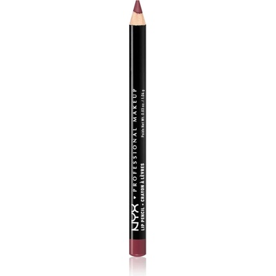 NYX Professional Makeup Slim Lip Pencil прецизен молив за устни цвят 803 Burgundy 1 гр