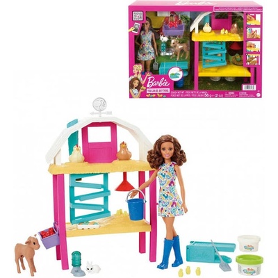 Barbie Slepačia farma s bábikou