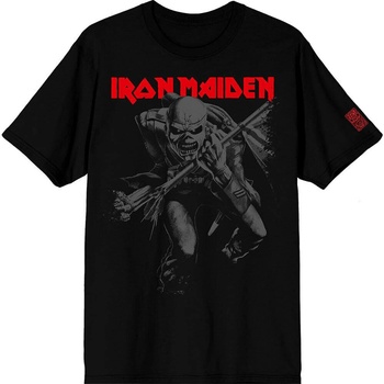 Iron Maiden Риза 50 Trooper Crop Grey Unisex Black S (IMTEE210MB01)