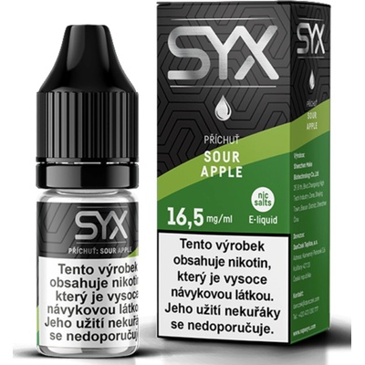 SYX NS Sour Apple 10 ml 16,5 mg