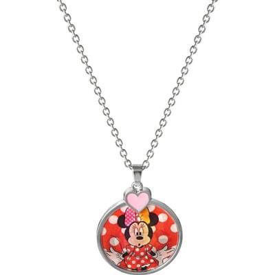 Disney Slušivý dievčenský náhrdelník Minnie Mouse NH00544RL-16