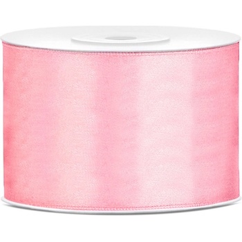 Party Deco Сатенена панделка, светло розова, 50мм/25м