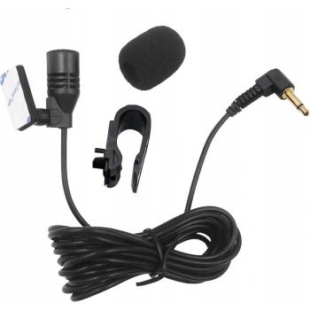 AUTOMOBILOVÝ MIKROFÓN PRE RÁDIO S KLIPOM 2,5 METRA JACK 3,5 MM