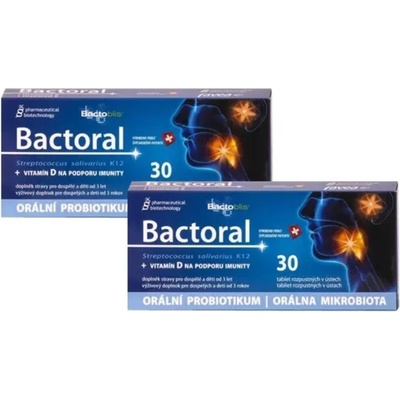 Bactoral + Vitamín D 2 x 30 tablet