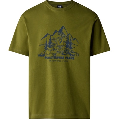 The North Face Мъжка тениска m nature s/s tee forest olive - s (nf0a87dxpib)