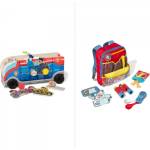  ПРОМОЦИЯ: Melissa & Doug дървено спасително превозно средство Пес патрул + раница с аксесоари БЕЗПЛАТНО (AS_6073578_6073489)