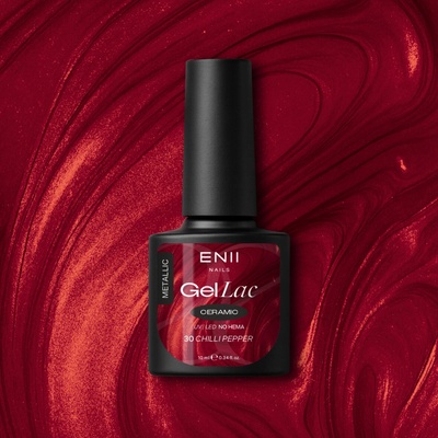 Enii Nails Gel lak Ceramic 30 Chilli Pepper 10 ml