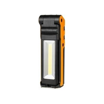 Libox Лампа за работилница, Libox, USB зареждане, LED COB, 5 W, Черен/Оранжев