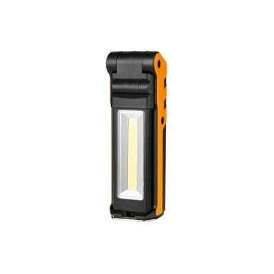 Libox Лампа за работилница, Libox, USB зареждане, LED COB, 5 W, Черен/Оранжев