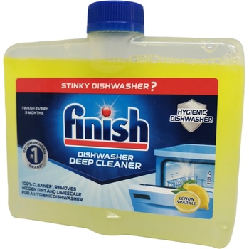 Finish почистваща течност за съдомиялна машина, 250мл, Лимон