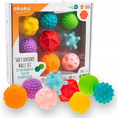 Akuku Senzorické míčky sada – Zboží Dáma