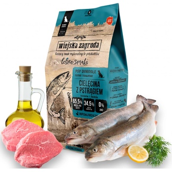 Wiejska Zagroda Lesné príchute Teľacie mäso s chrumkavým pstruhom M 9 kg