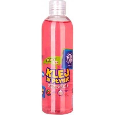 ASTRA Tekuté transparentné lepidlo SLIME PVA Ružové, 250 ml