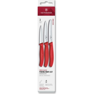 Victorinox Swiss Classic sada tří nožů – Chili Red 6.7111.34C1