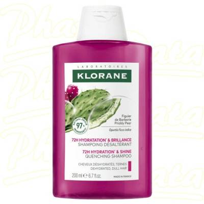 Klorane Opuncie intenzivně hydratační šampon 200 ml