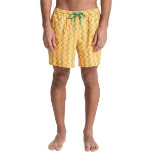 Quiksilver Бански гащета Quiksilver Stretch Printed Volley 16´´ swimming shorts - Yellow (Mineral Yellow Horizon)