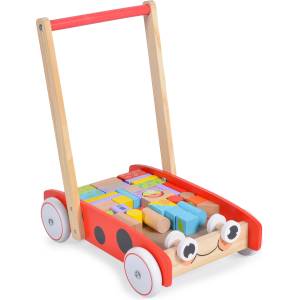 Moni Дървена играчка за прохождане Moni Toys - Калинка (109216) Проходилка