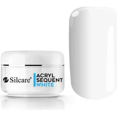 Silcare akrylový prášok Sequent Acryl Pro White 12 g