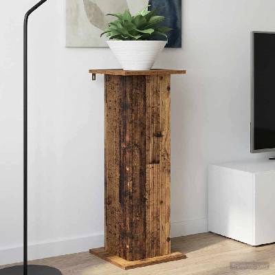 vidaXL Стойка за растения Старо дърво 30, 5 x 30 x 80, 5 см (899776)