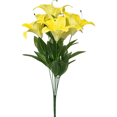 KYTICA ĽALIAx7 ŽLTÁ, ZELEŇ 51CM