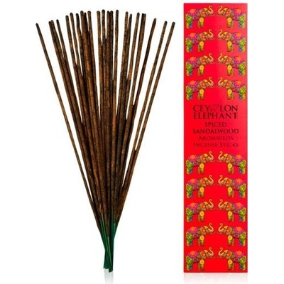 Spa ceylon ceylon elephant spiced sandalwood Aromaveda Incense Sticks aromatické vonné tyčinky 30 ks