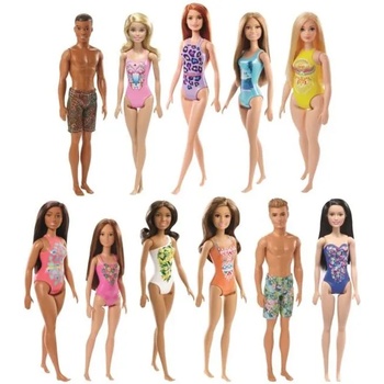 Image 1 of Barbie Кукла Mattel - Barbie, в бански костюм (асортимент) (DWJ99)
