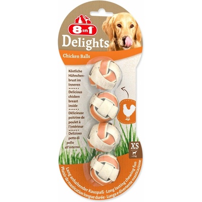 8in1 gule žvýkací Delights S 4 ks