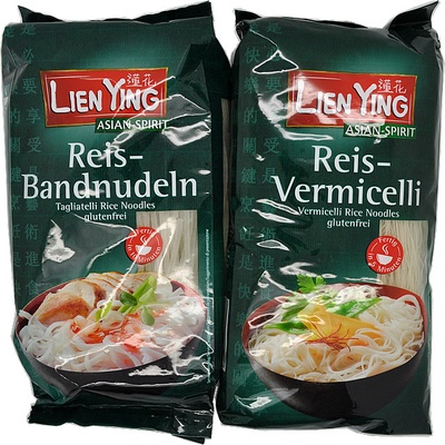 Lien Ying Cestoviny ryžové rezance široké 250 g