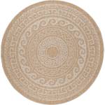 Ayyildiz Бежов кръгъл външен килим ø 80 cm Comilla - Ayyildiz Carpets (COMILLA80800887BEIGE)
