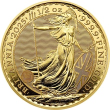 The Royal Mint zlatá mince Britannia 1/2 oz
