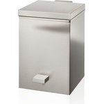 DECOR WALTHER Кошче за отпадъци в баня Corner Soft Close квадратно 26, 5 см никел (0614634)