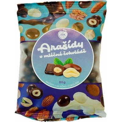 IBK trade Arašídy v mléčné čokoládě 80 g
