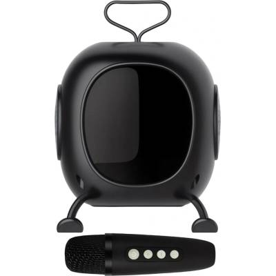 Verk 27500 Karaoke Bluetooth reproduktor RGB s bezdrátovým mikrofonem černý